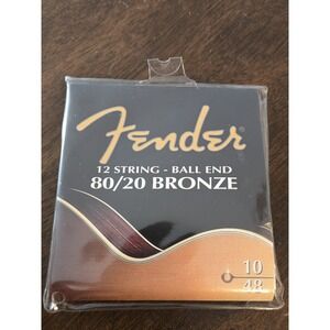 Fender Guitar Strings 12 String Ball End 70-12L 80/20 Bronze 10 48